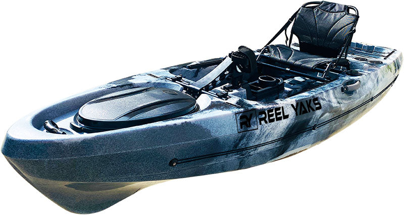 12' Ranger Fin Drive Angler Kayak, 550lbs capacity, fin drive